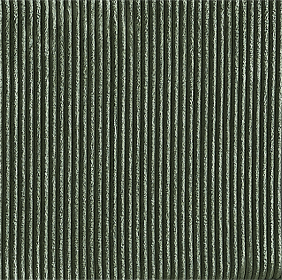 Green corduroy fabric texture of modular sectional sofa upholstery