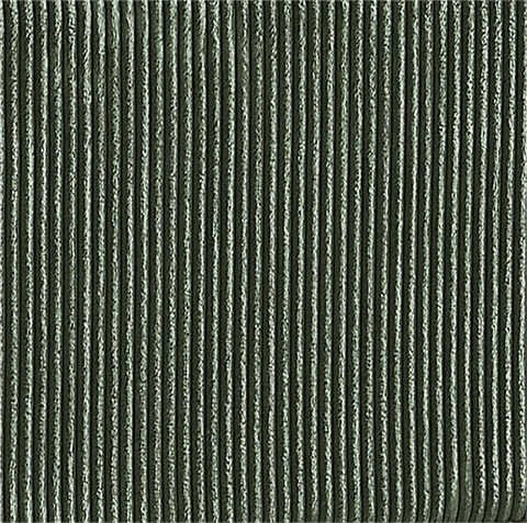 Green corduroy fabric texture of modular sectional sofa upholstery